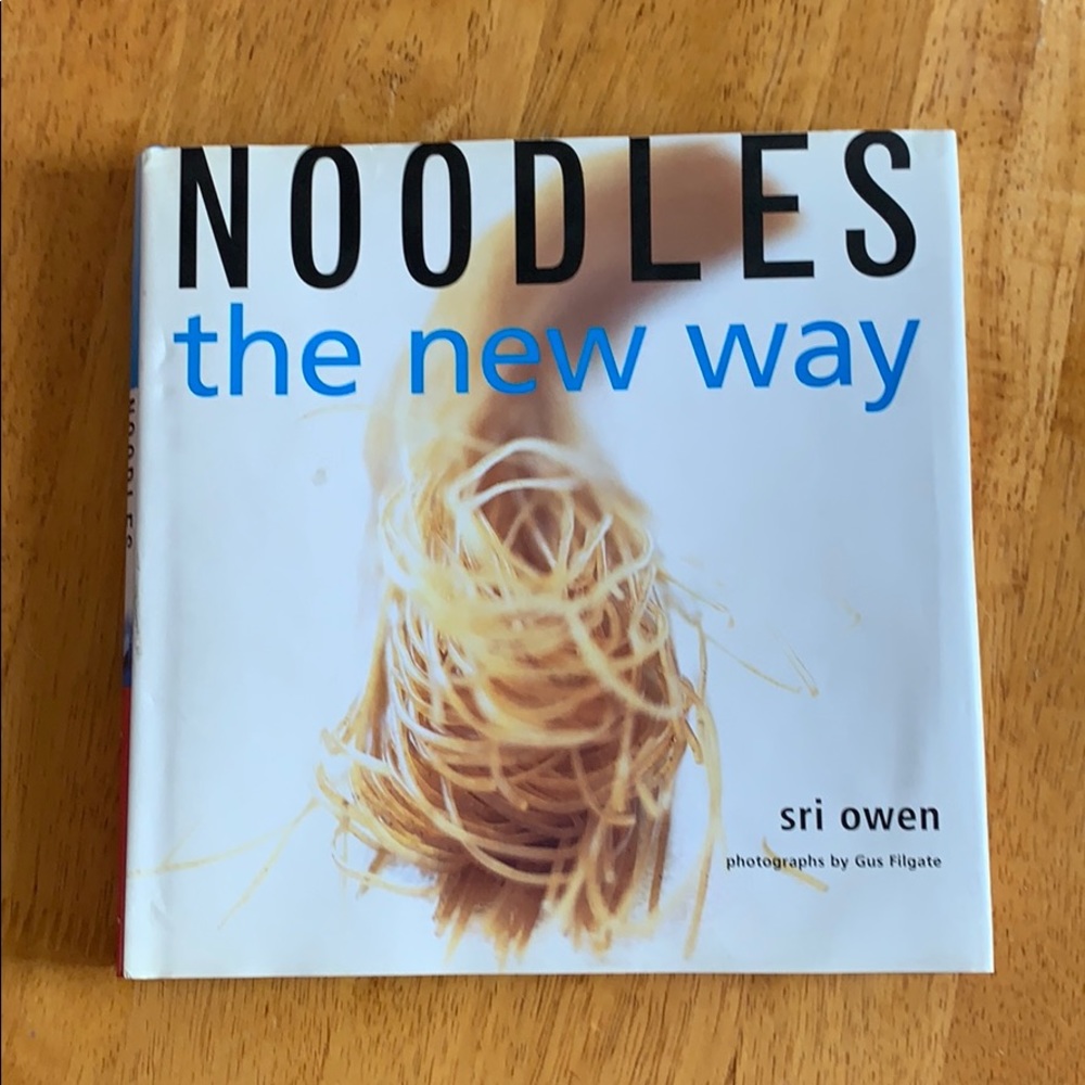 Noodles the new way cookbook (hardcover w/ sleeve)
